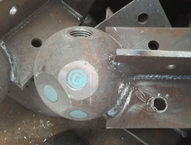 巴音郭楞螺栓球球塞，网架配件