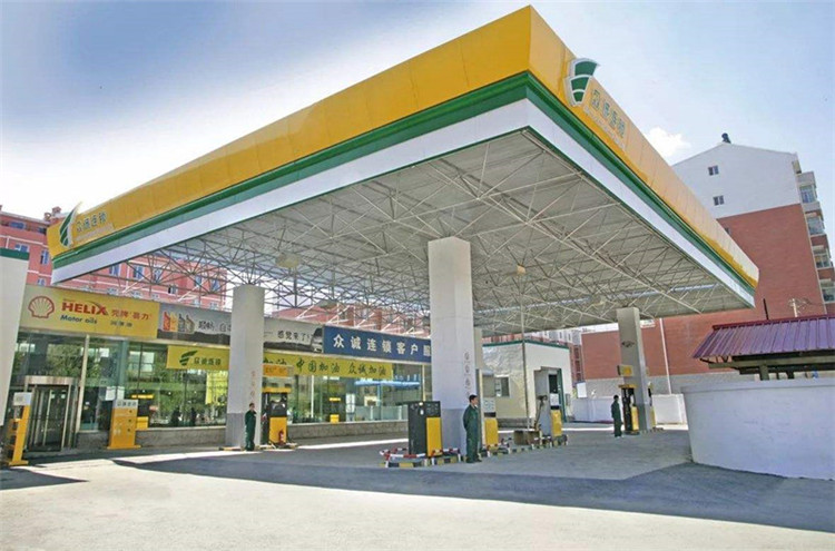 巴音郭楞加气站钢结构网架案例7